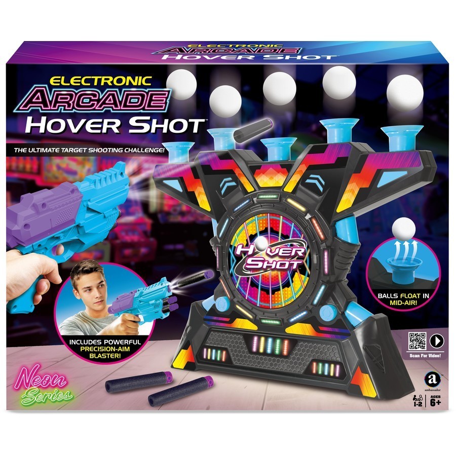 Electronic Arcade Hover Shot Neon Series Kids Gift Box Toy