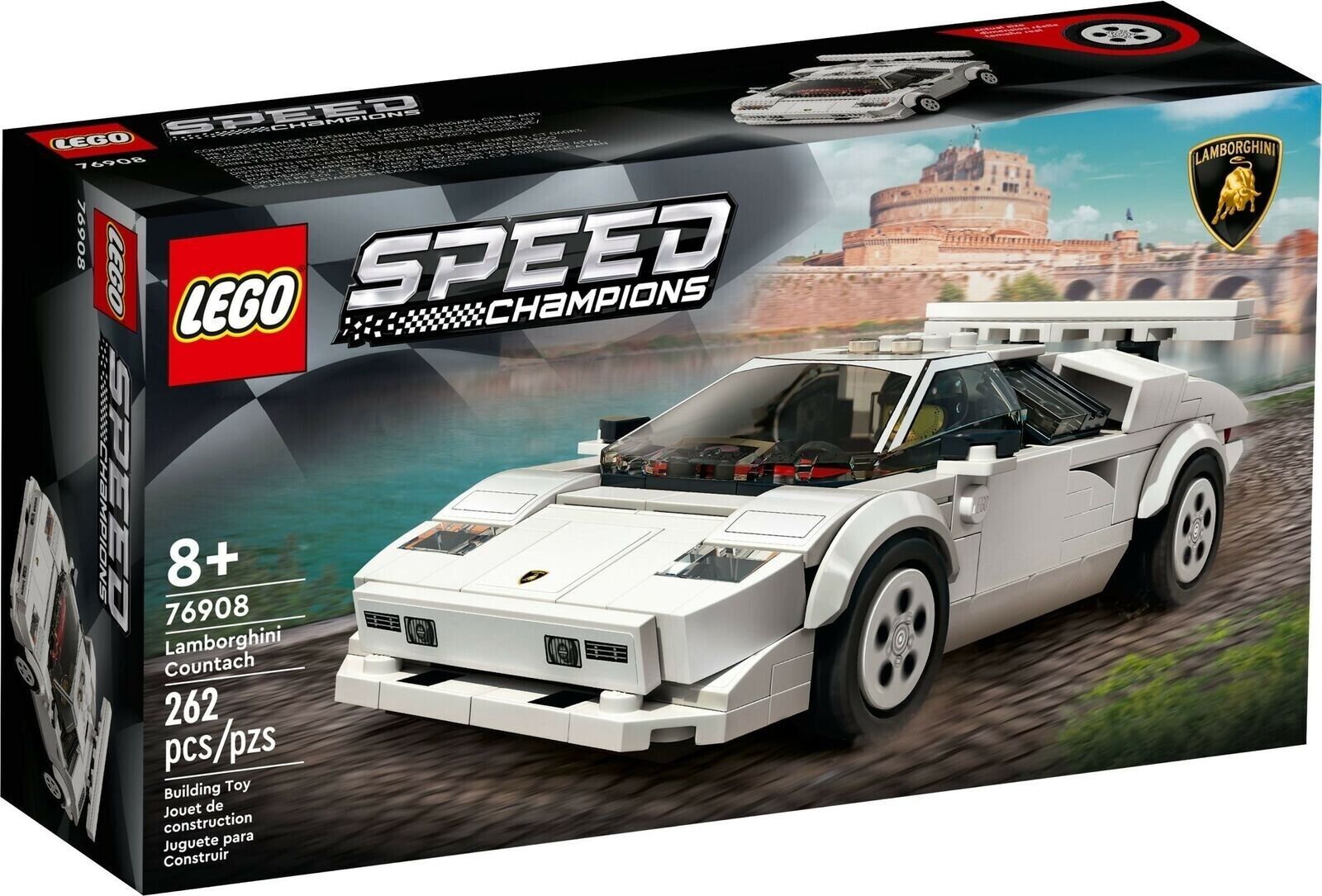LEGO 76908 Speed Champions Lamborghini Countach - BRAND NEW SEALED