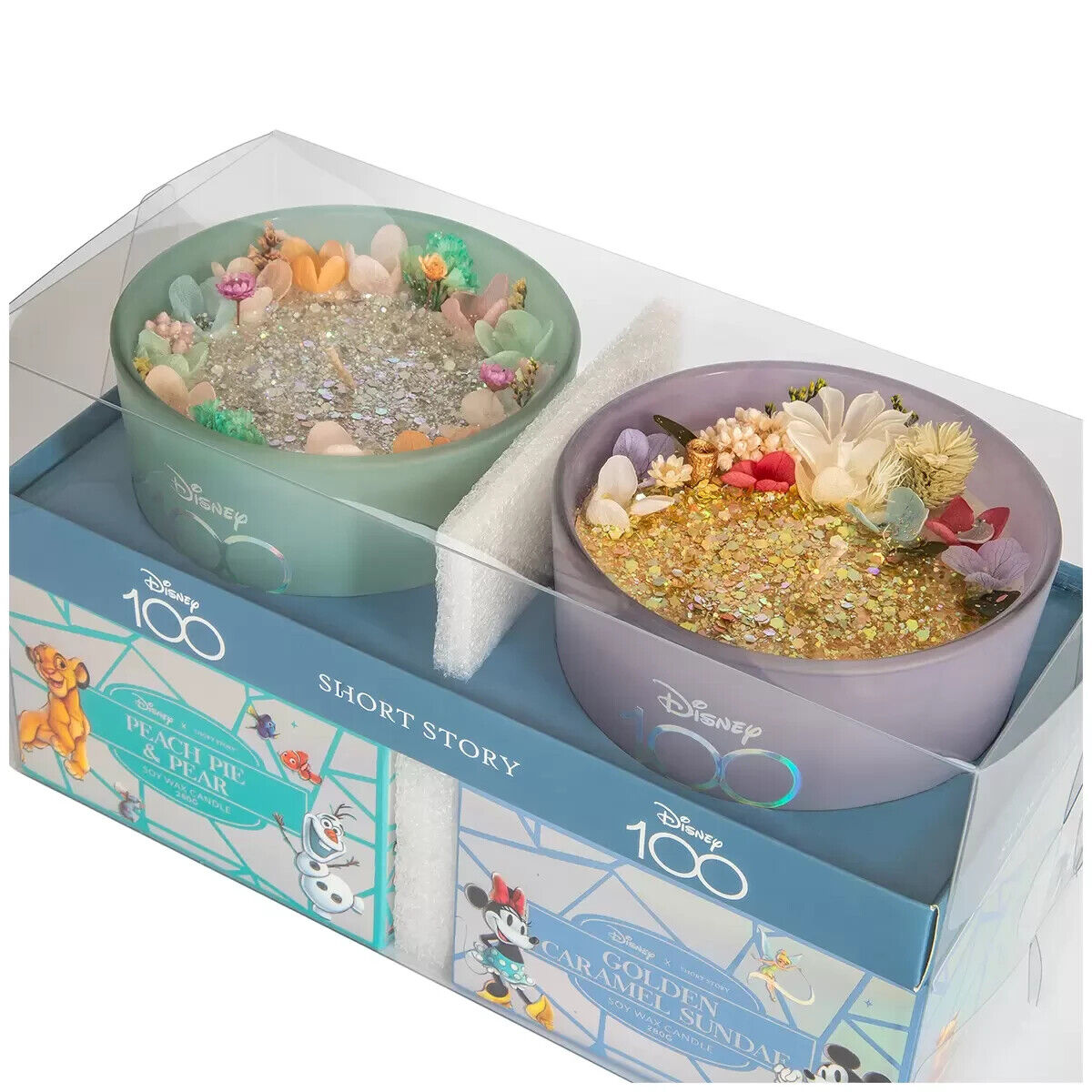 2 Pack Of Short Story Disney Handcrafted 100 Candles Classics And Friends