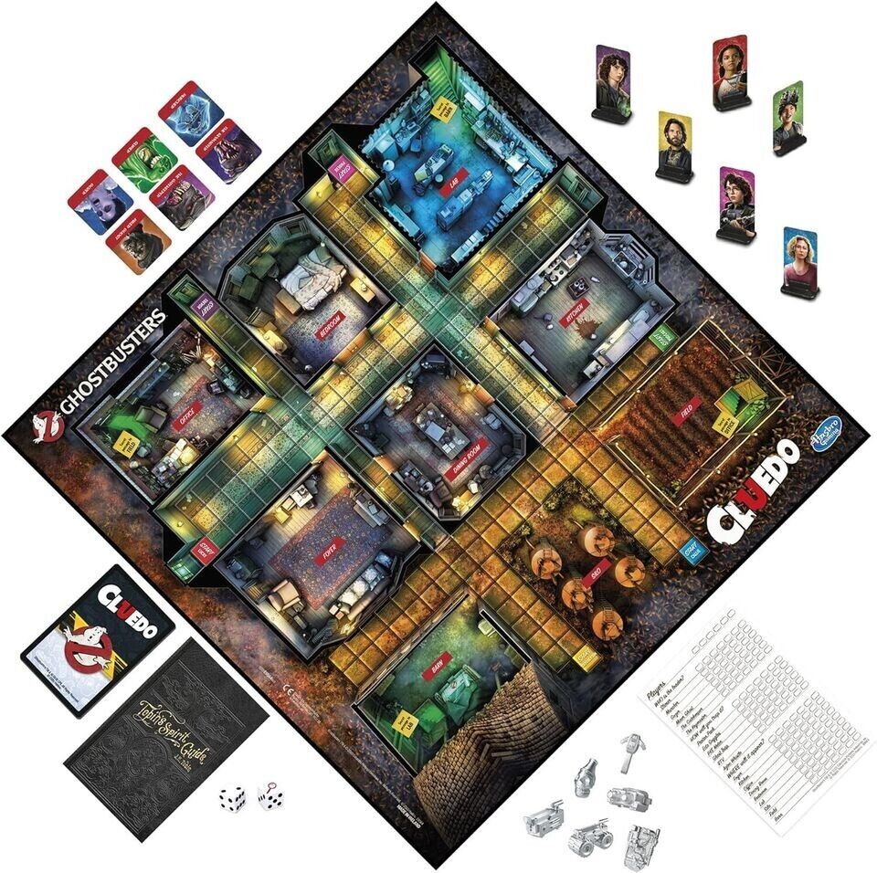 Hasbro Gaming CLUEDO Ghostbusters Board Game (FR) France French Edition AU Stock
