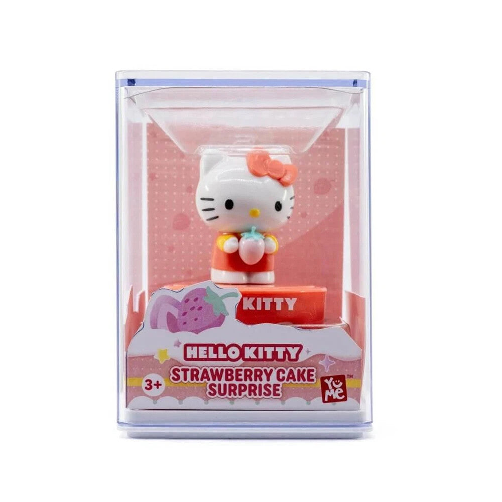 NEW Yume Hello Kitty And Friends - Strawberry Cake Surprise Hello Kitty Figure