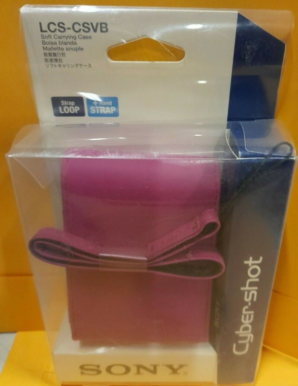 Genuine Sony LCS-CSVA / LCS-CSVB Red Pink Blue Cybershot Soft Carrying Case