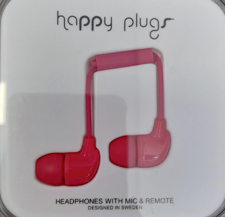 Happy Headphones with Mic & Remote Designed in Sweden Brand New