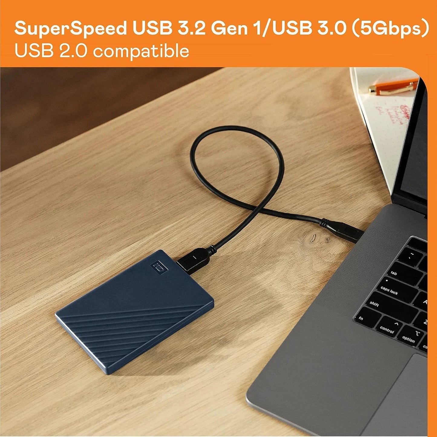 WD 6TB My Passport for Mac portable external storage USB 3.0 Mac PC* Compatible
