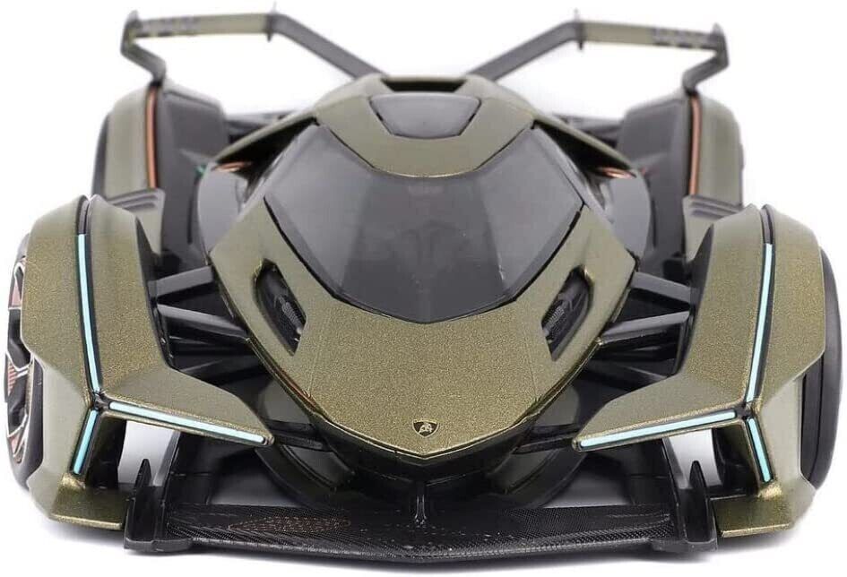 Maisto 1:18 Lamborghini V12 Vision Gran Turismo Diecast Model Racing Car Green 