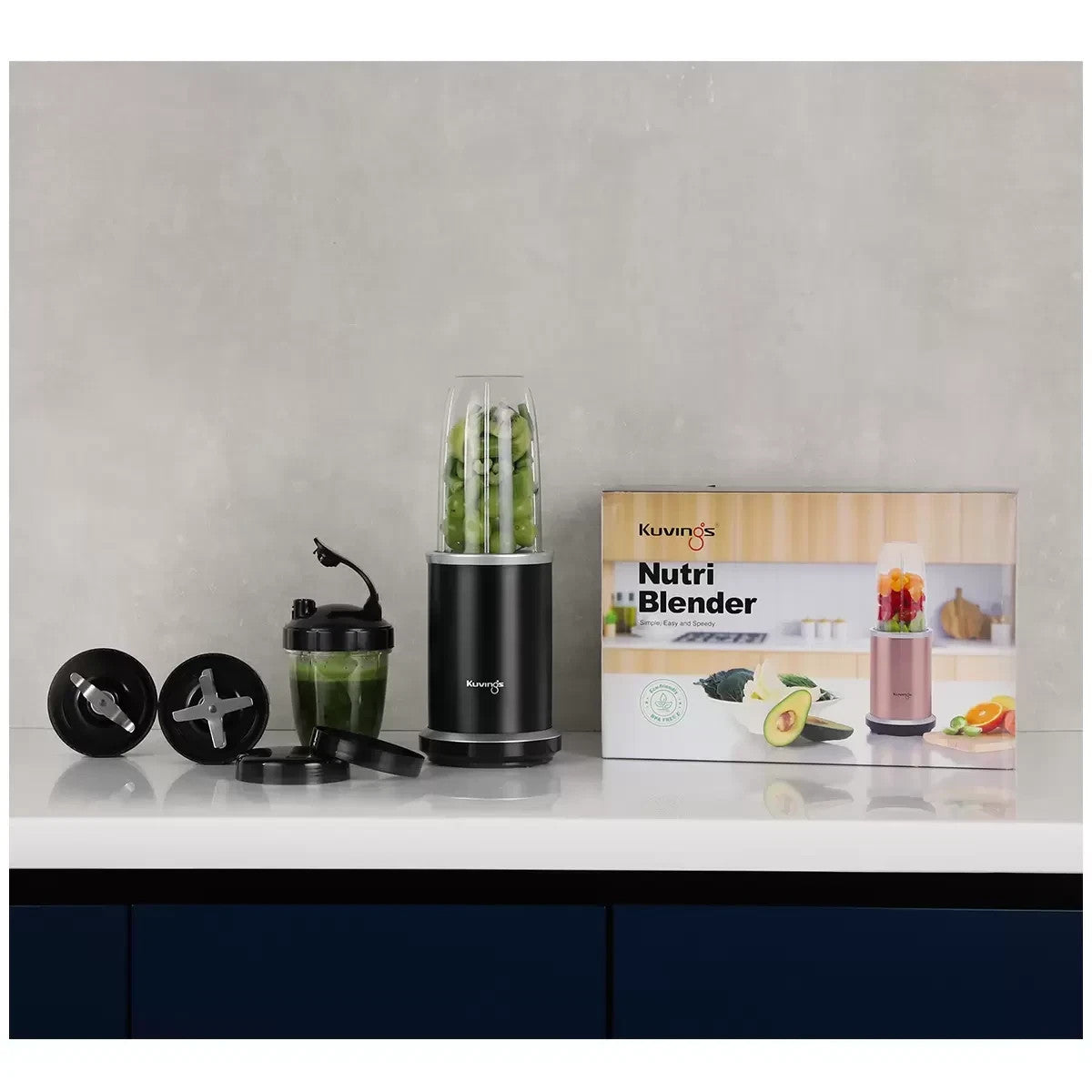 Kuvings Nutri Blender KNB200 With Compact And Powerful 1000 Watt Motor New