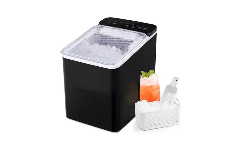 Kogan 12kg Ice Cube Maker with Self-Cleaning (Black), Ice Makers, Appliances
