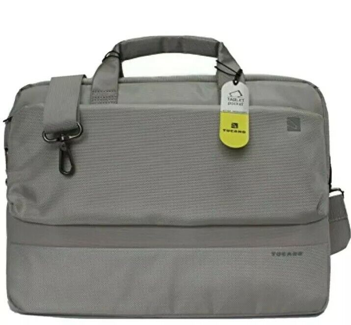 Tucano Dritta Slim Case Bag for Macbook Pro 15" BDR1314-SL Silver Brand New