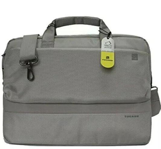 Tucano Dritta Slim Case Bag for Macbook Pro 15" BDR1314-SL Silver Brand New