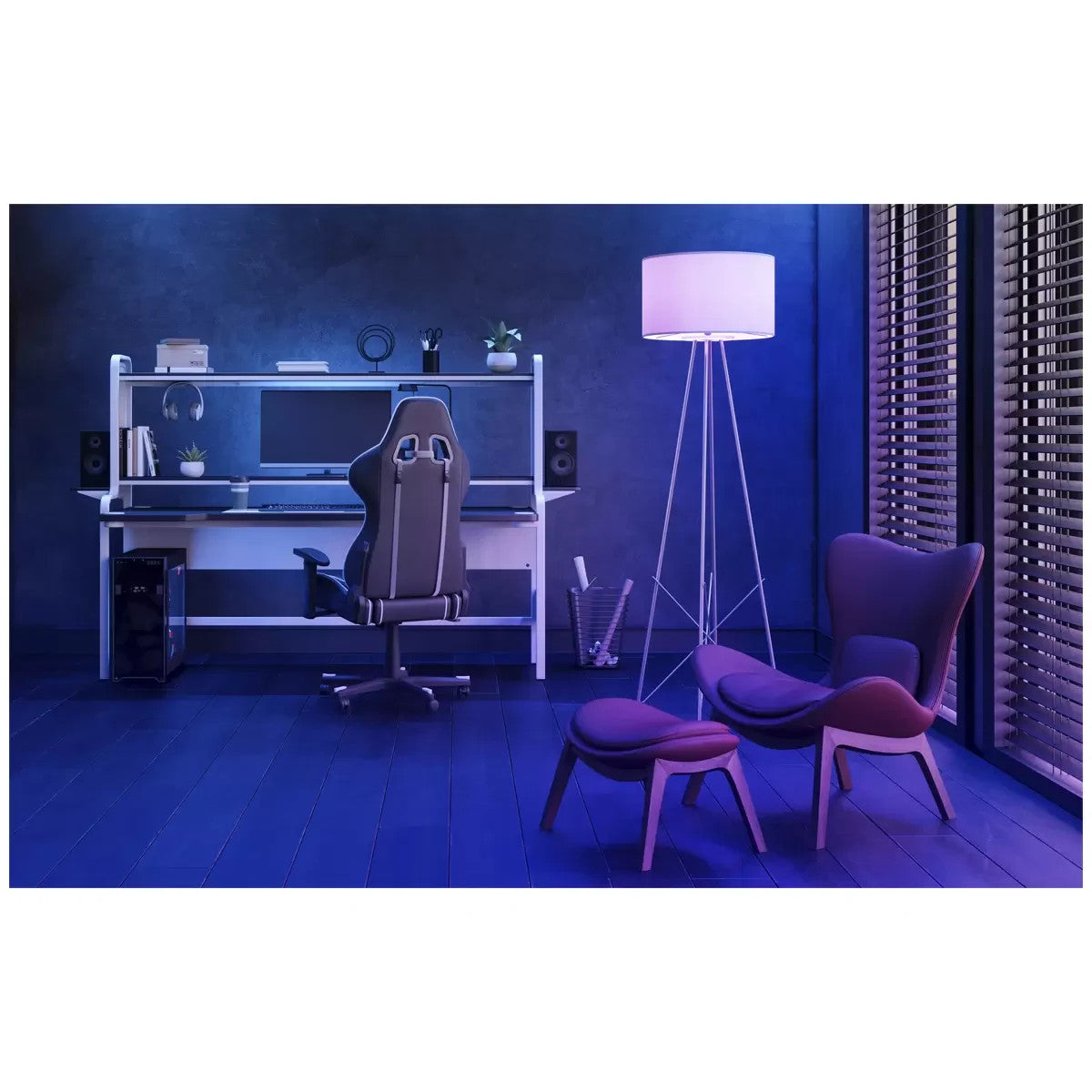 FELT LED illuminated RGB Smart Light Bulbs 800ml B22/E27 WIFI Alexa Google Home