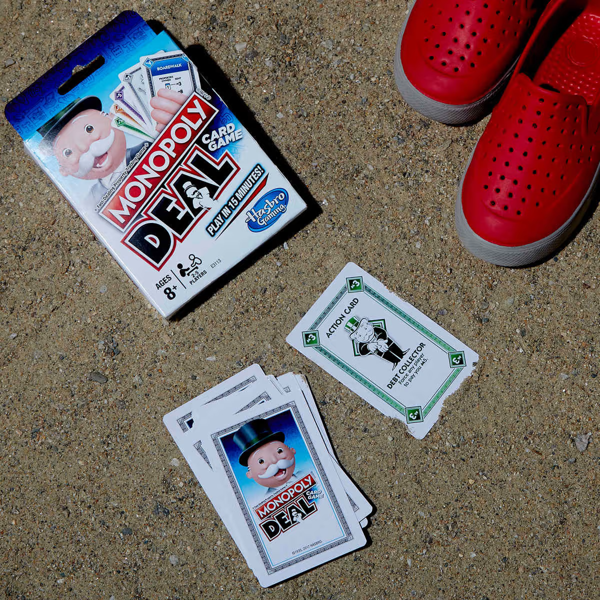 Genuine Hasbro's Gaming Monopoly Deal Card Game 8yo+ 2-5 Players Fast Dealling