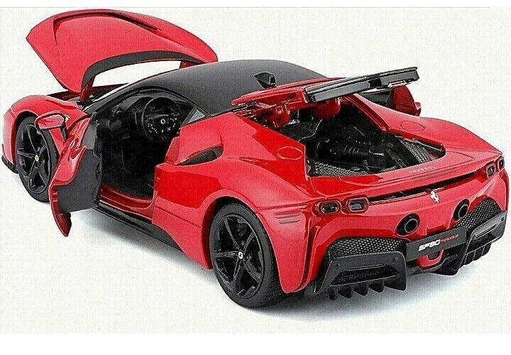 Maisto Red Ferrari SF90 Stradale Kids Collectable Model Diecast Toy Car 1:18