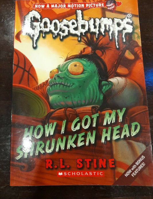 Goosebumps How I Got My Shrunken Head by R.L Stine Good Condition