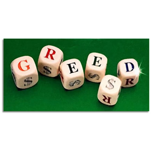 Snapbox Greed Card & Dice Game Multicolor Family Party Game Travel Friendly Set