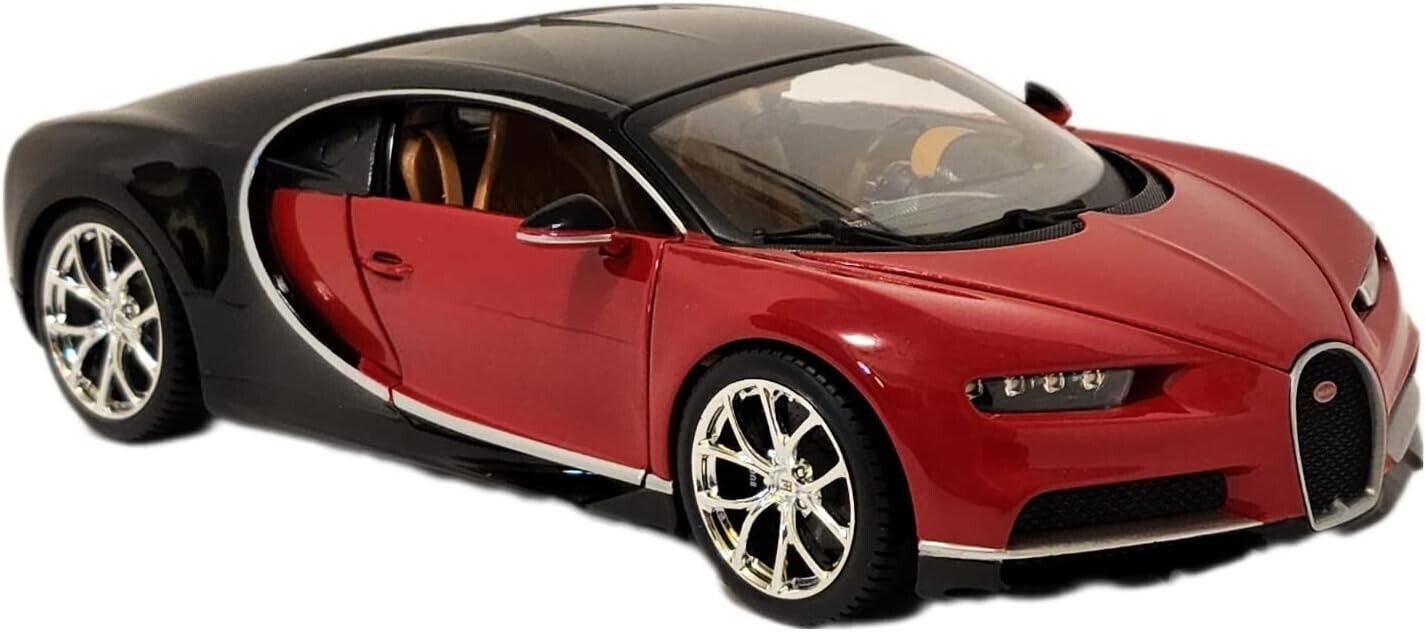 Maisto 1:18 Bugatti Chiron 1/18 Special Edition Red Die Cast Toy Diecast Car