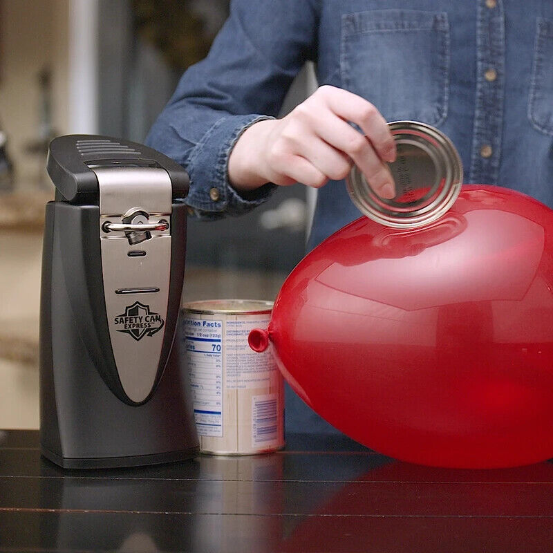 Safety Can Express Electric Automatic Smooth Edge Can Opener As Seen on TV