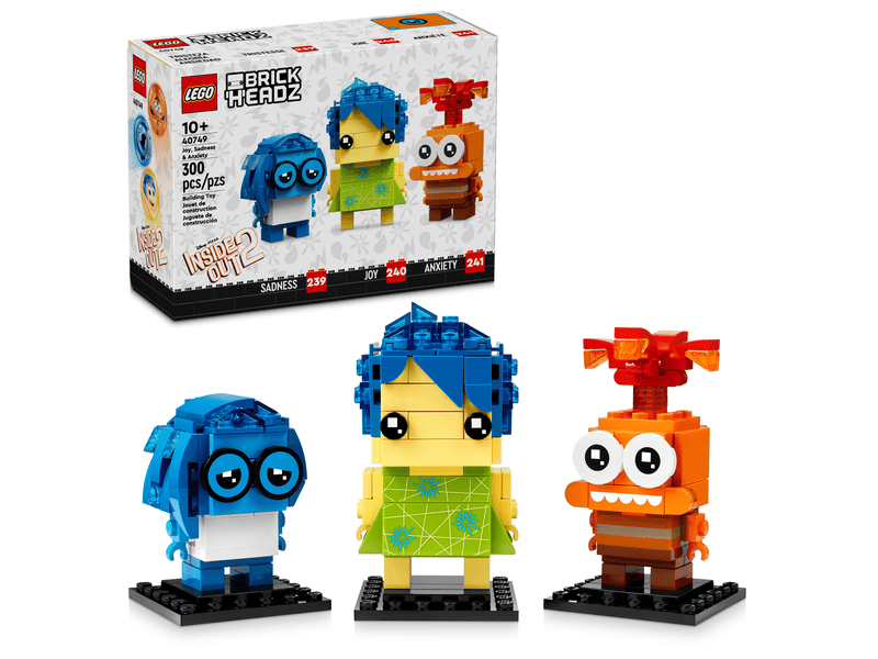 LEGO 40749 BrickHeadz Inside Out 2 Sadness Joy Anxiety Disney Pixar New