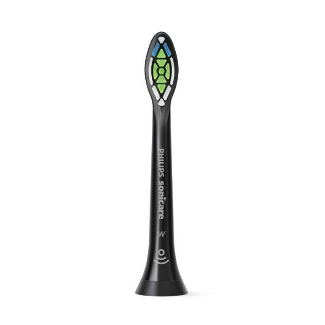 Genuine Philips Sonicare W Optimal White Electric Toothbrush Heads Black 6 Pack