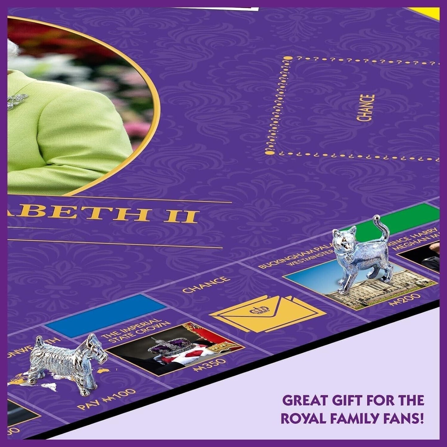 Monopoly Board Game - HM Queen Elizabeth II 2 - by Hasbro