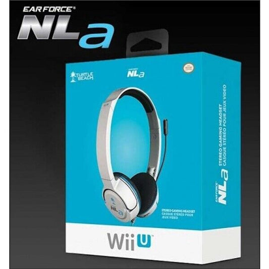 Nintendo Wii U Turtle Beach Ear Force NLa Stereo Gaming Headset White NEW sealed