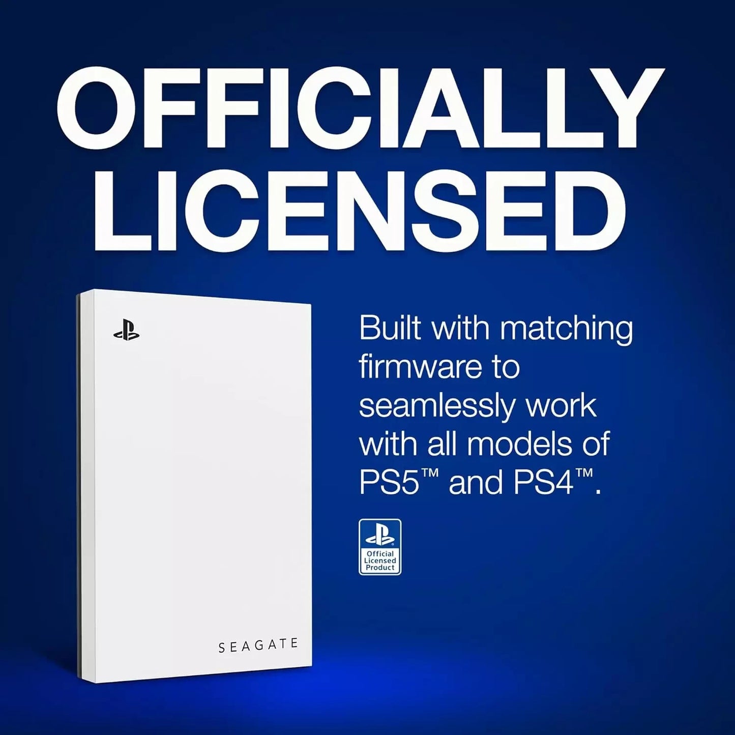 Seagate Game Drive for PS4/PS5 2 TB External HDD USB 3.0 Licensed STLV2000202