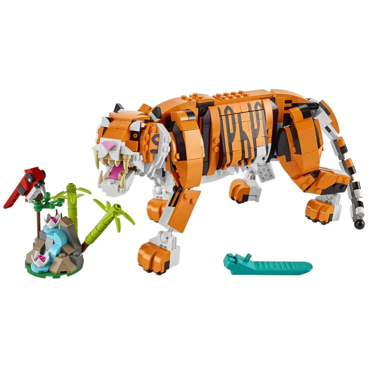 LEGO Creator 3in1 Majestic Tiger 31129 Tiger, Fish, Panda w/ Bird Water Lily