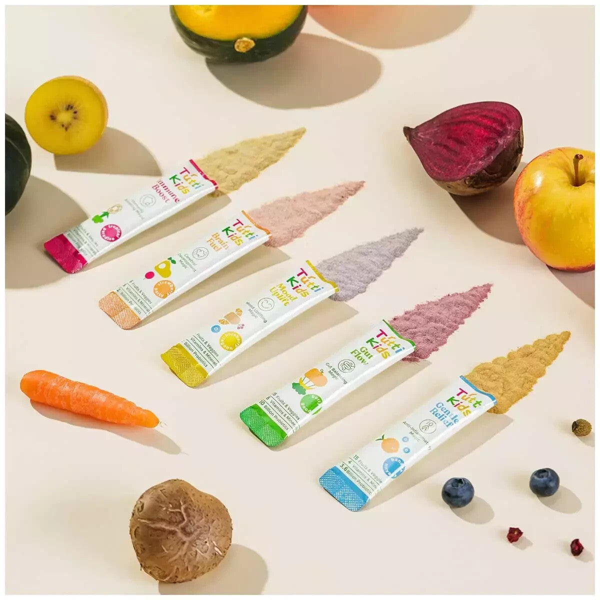 Tutti Kids Rainbow Box 25 Sachets x 4g