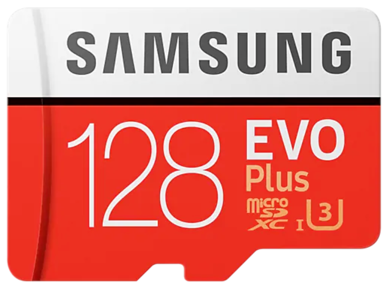 Samsung Micro SDXC SD Card 128GB EVO Plus 100MB/s with SD Adapter U3 CLASS 10 4K