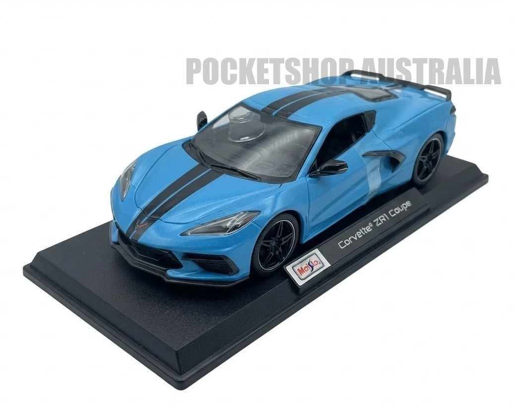 Maisto 1:18 Diecast Special Edition – Corvette ZR1 Coupe (Cyan)