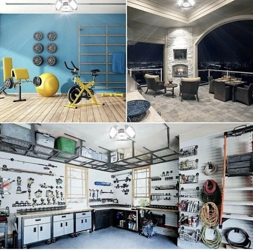 Luminus LED 60W 8000 Lumens E27 Ceiling Light Bulb Indoor Garage Shed Workshop