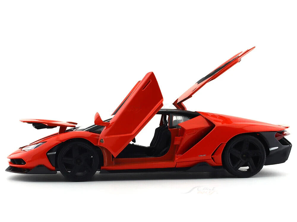 Maisto Lamborghini Centenario Die Cast Car Model 1:18 Scale Kids Red Orange Gift