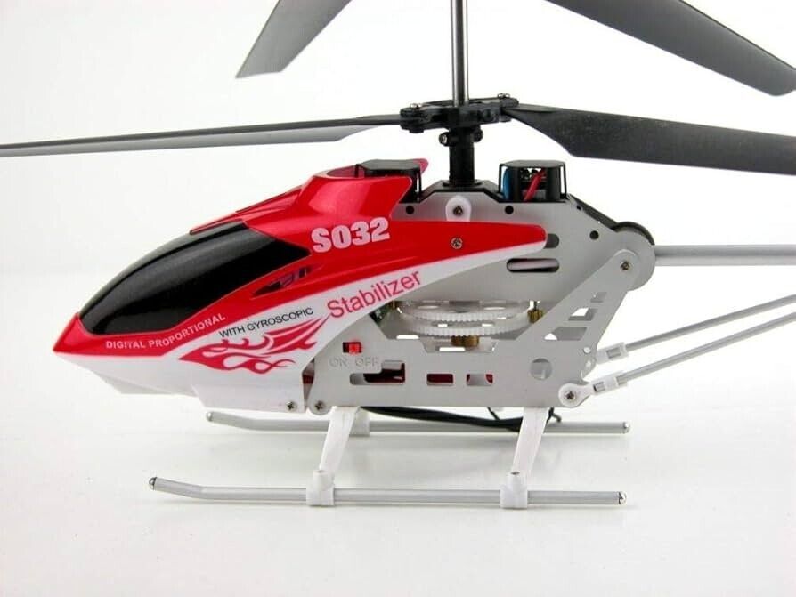 32CM Syma S032G S032 3.5Ch Remote Control Led Light  Rc Helicopter With Gyro