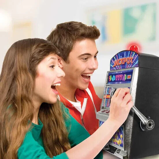 37.5cm Electronic Slot Machine Toy Arcade Game Toy for Adults Kids
