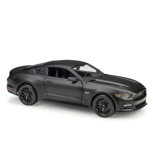 Maisto 2015 Ford Mustang GT 1/18 Scale Diecast Model Metallic Dark Grey