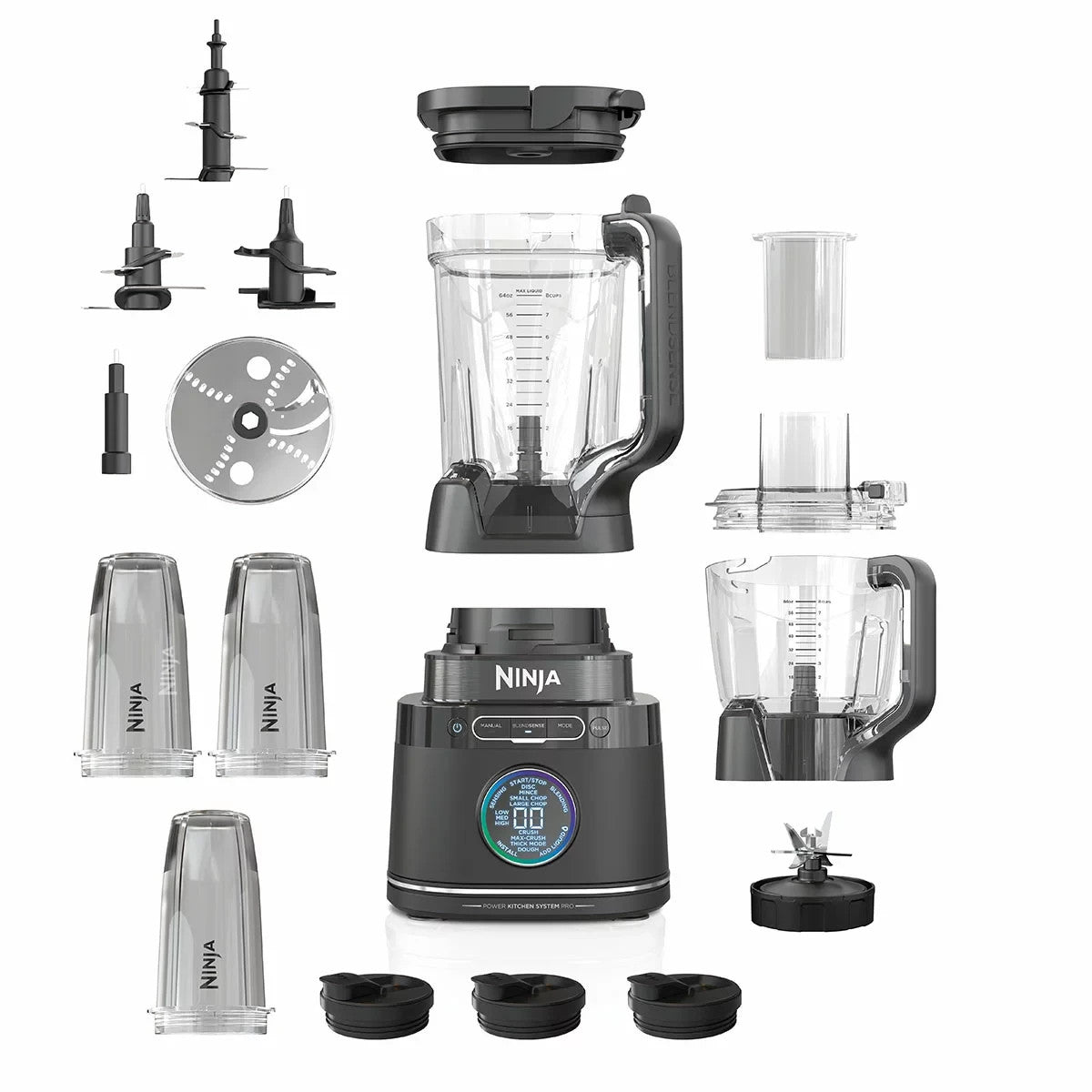 Ninja Detect Kitchen System Power Blender and Processor Pro TB401