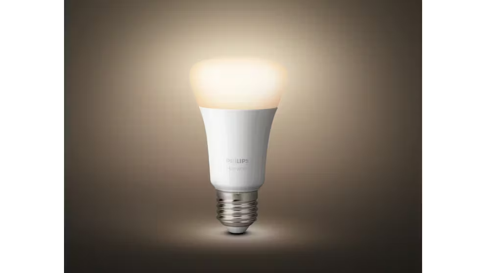 Philips Hue Warm White 2700K 9W A60 E27 Bulb with Bluetooth Zigbee App Control