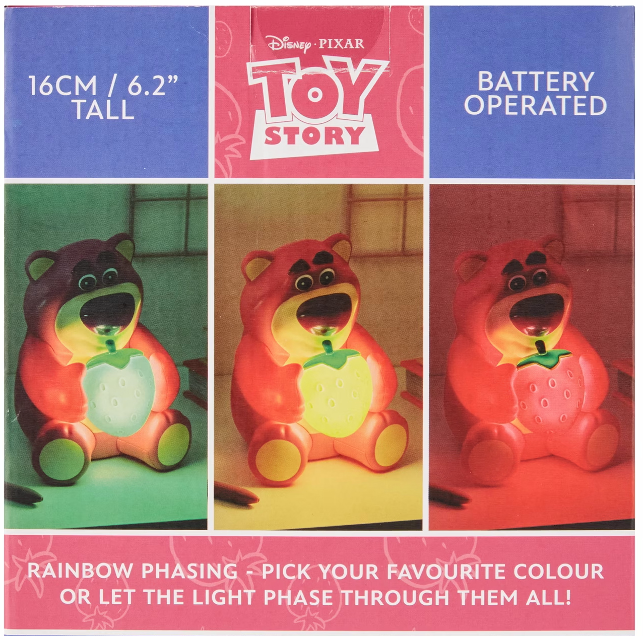 Disney Toy Story Lotso Night Light Colour Changing Lamp New In Box