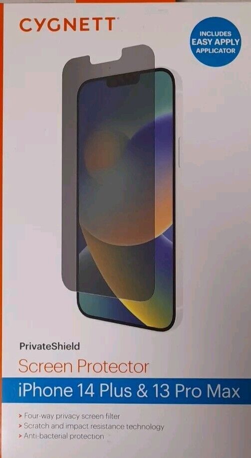 Cygnett iPhone 14 Plus Tempered Glass Privacy Screen Protector