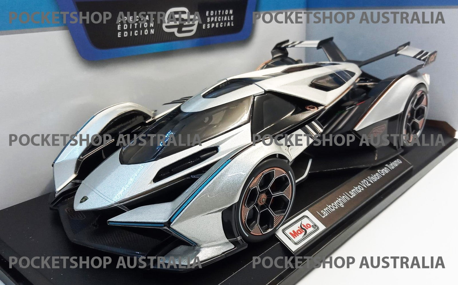 Maisto Lamborghini Lambo V12 Vision Gran Turismo 1:18 Diecast Display Toy Car
