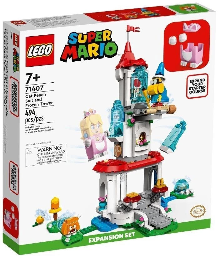 Brand New LEGO Super Mario: Cat Peach Suit and Frozen Tower (71407)