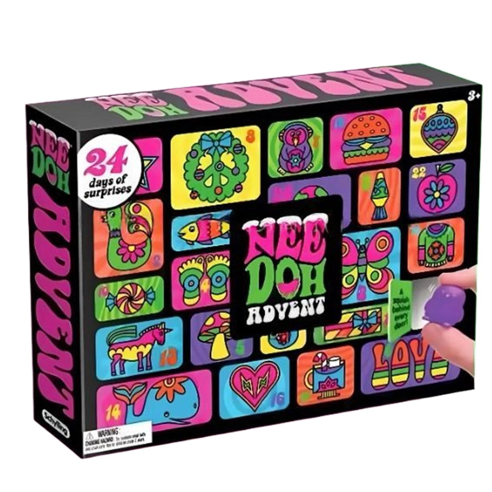 Nee Doh Christmas Advent Calendar 2025 – With Ornaments – 24 Days Countdown