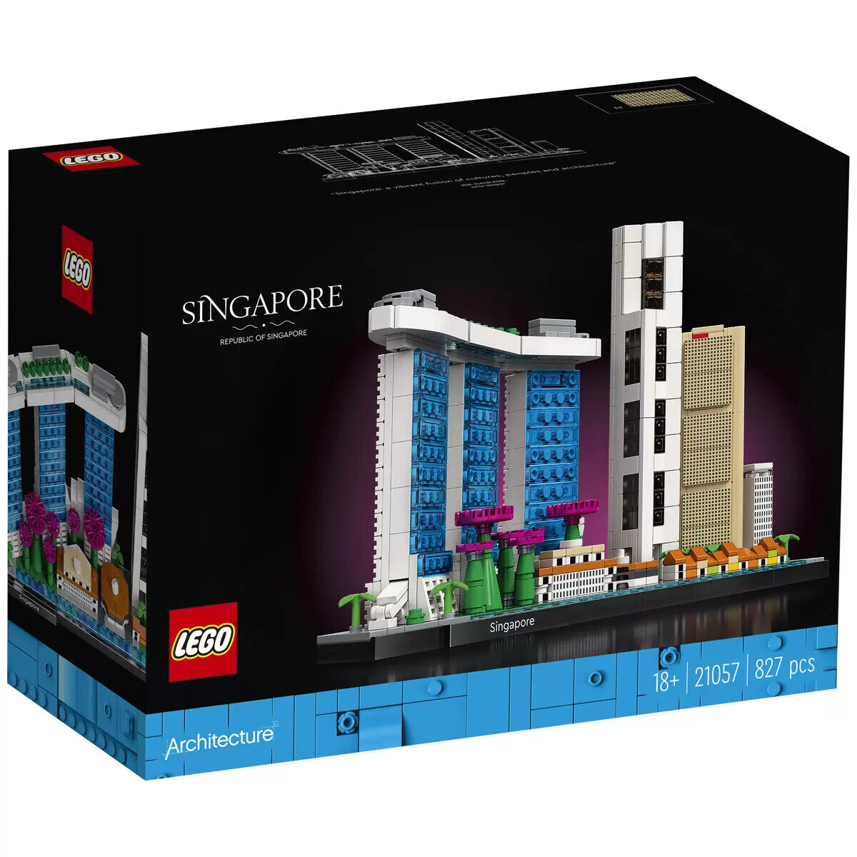 LEGO 21057 Architecture Singapore Model Building Set Skyline Collection