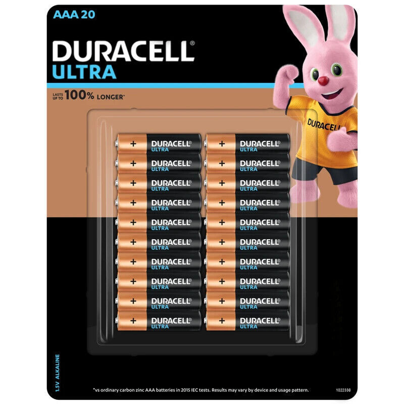 40/20 Pack Duracell CopperTop Longest Lasting Alkaline Batteries AA/AAA/C/D/9V