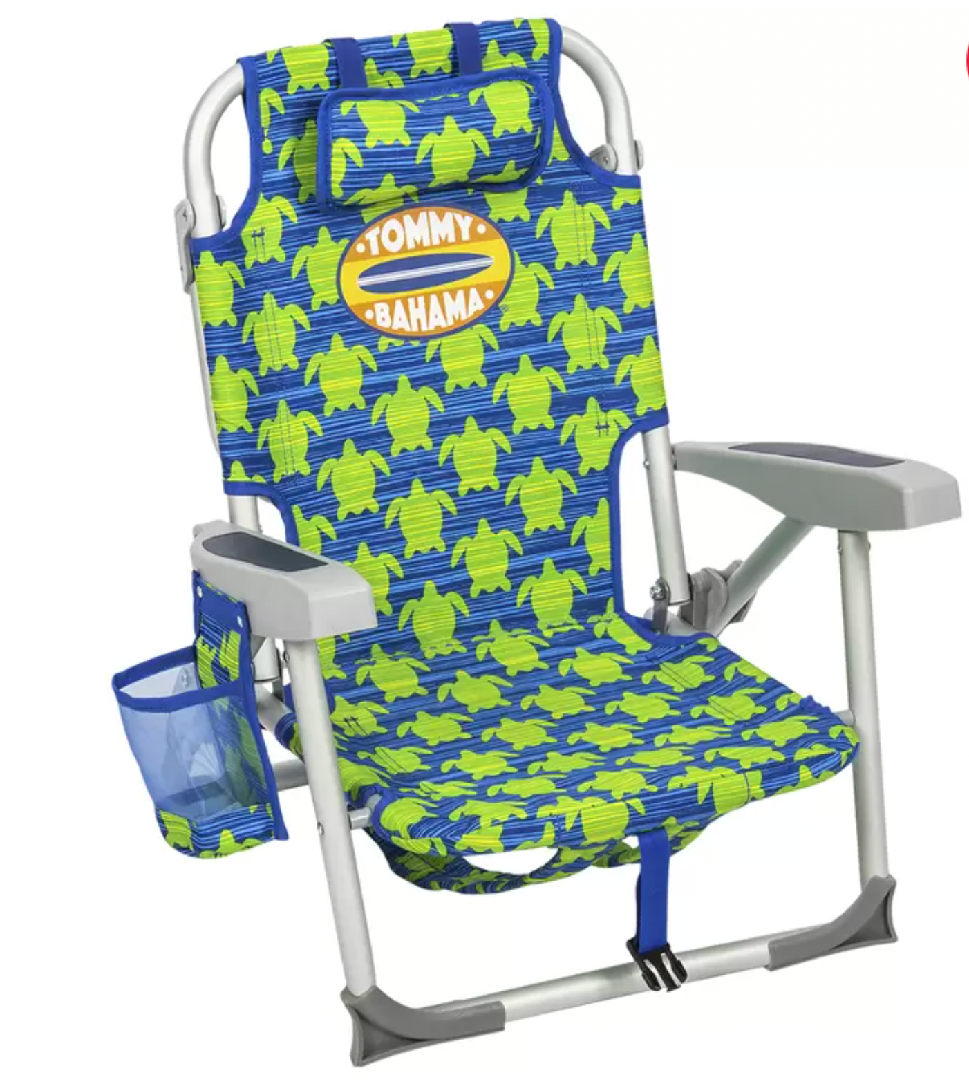 Tommy Bahama 5-Position Kids Backpack Beach Chair with Storage Pouch