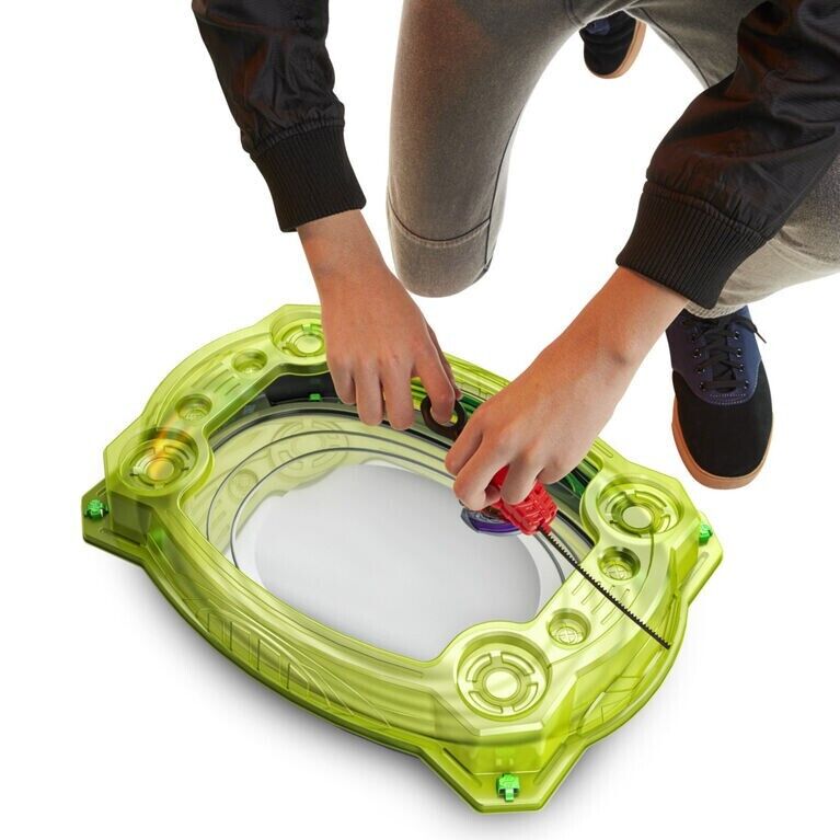 Beyblade Burst QuadDrive Collision Nebula Stadium Battle Set 2 Launchers 6 Tops