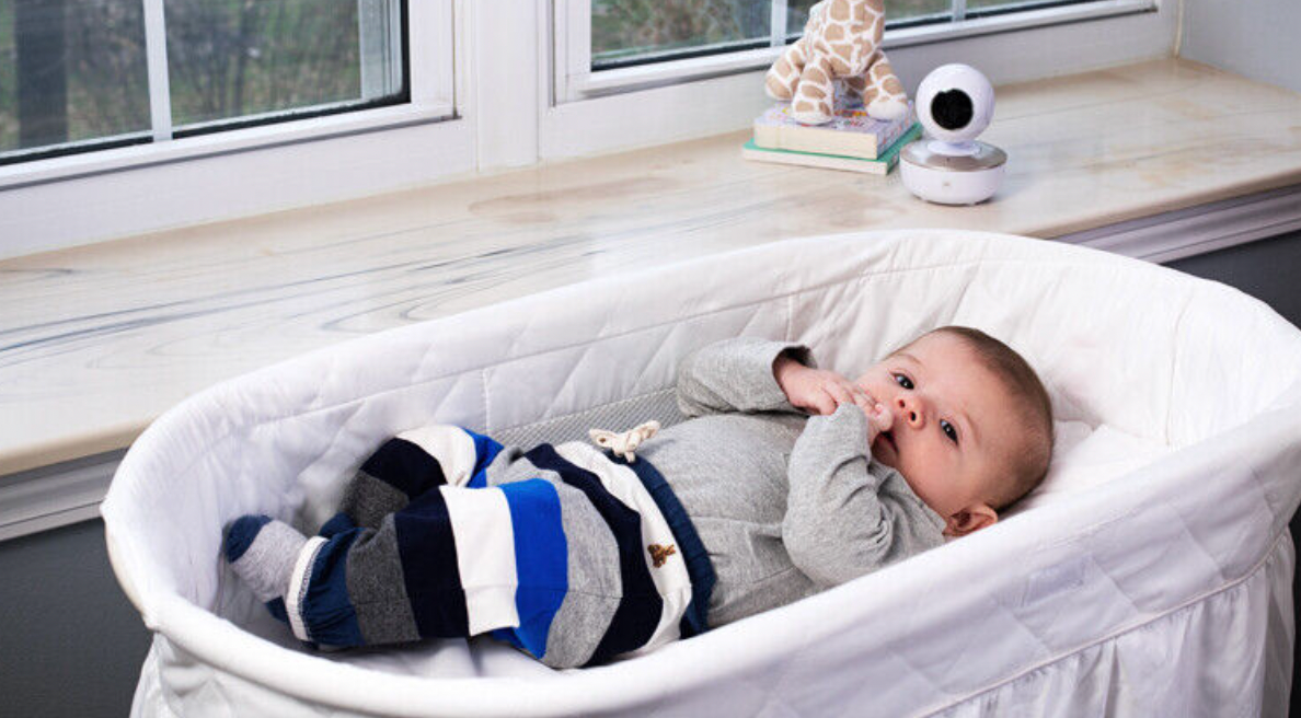 Motorola VM855 Connect 5 inch Portable Wi-Fi Video Baby Monitor with Crib Mount
