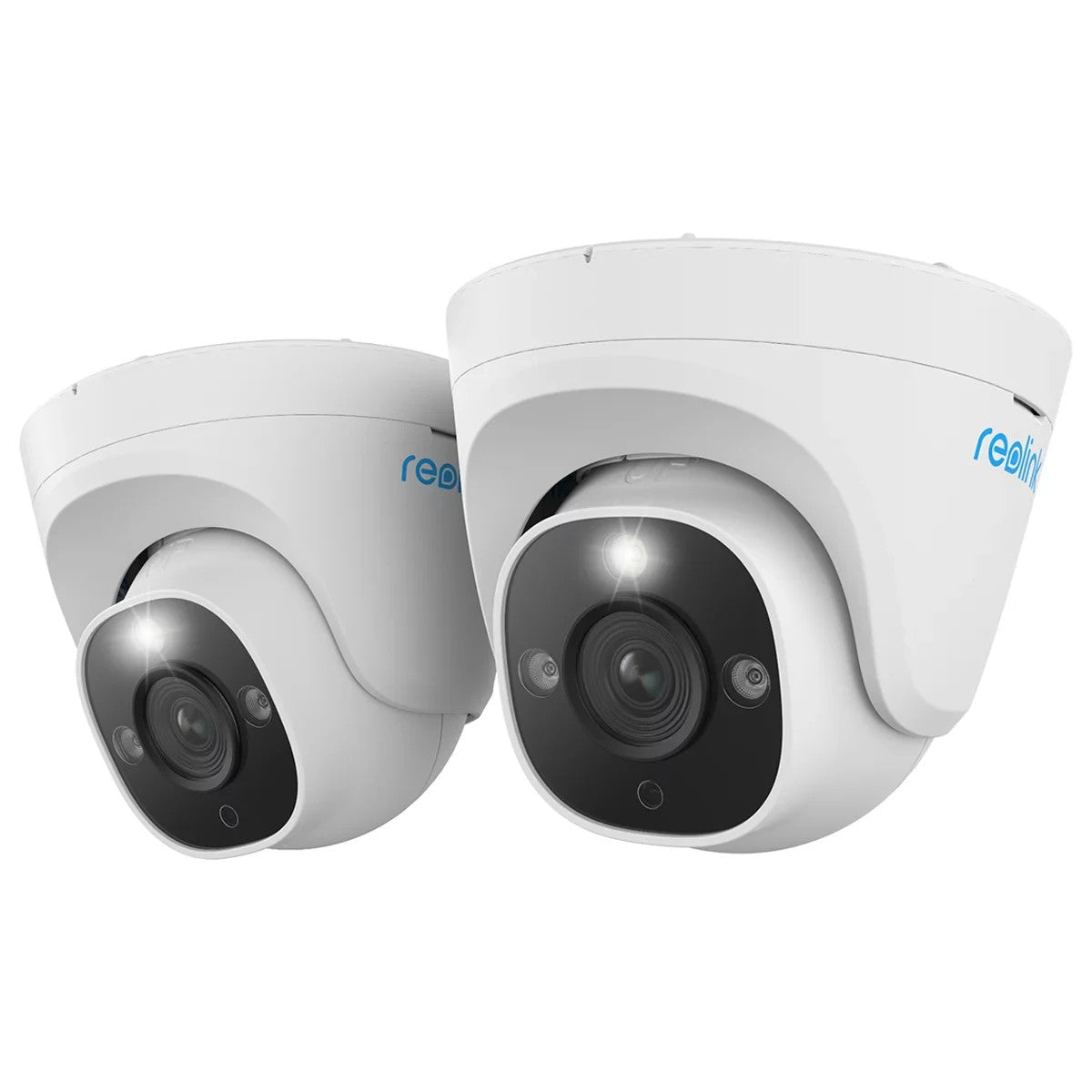 2x Reolink RLC-1224A 12MP PoE Security Camera Person Vehicle Detection Spotlight