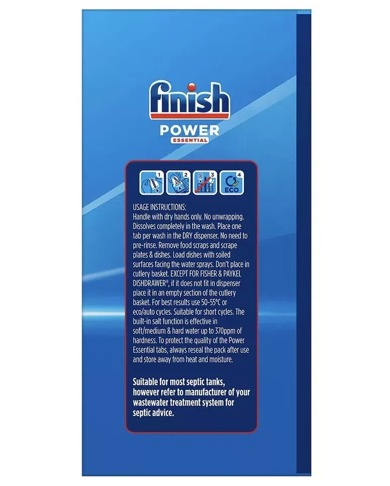 Finish Powerball Power Essential Dishwashing Tablet Lemon Sparkle 110 Tablets