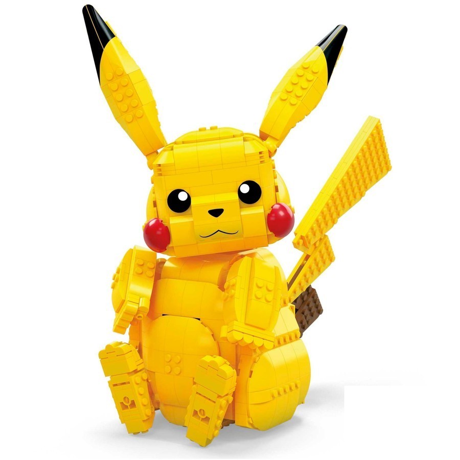 Jumbo Pikachu 806 Pieces Buildable 32cm Age 8+ New FVK81 Mega Constux Pokemon 