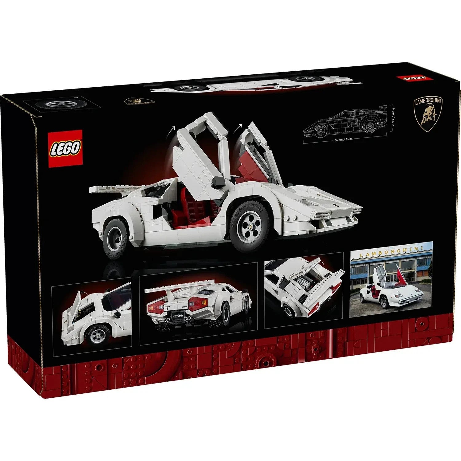 LEGO Icons Lamborghini Countach 5000 Quattrovalvole 10337
